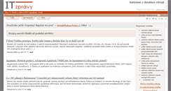 Desktop Screenshot of itzpravy.cz